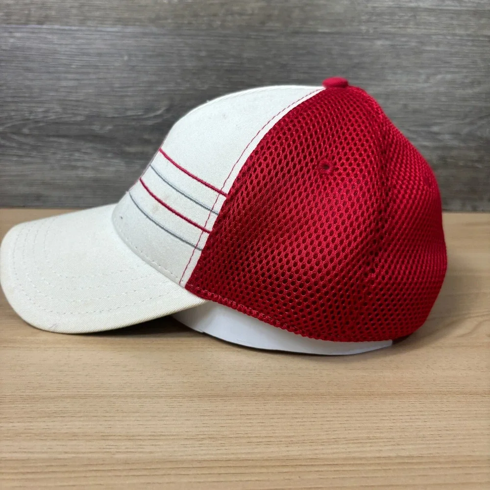 Osgood Hat Cap Strap Back Red White Fargo North Dakota One Size‎ Adjustable